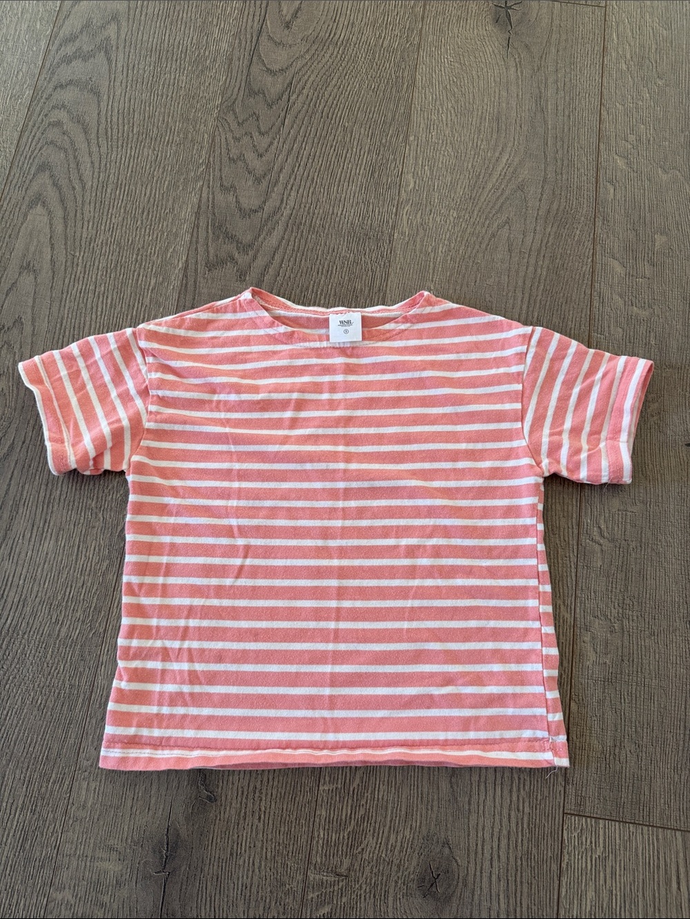Pigeon Said Please 3T 4T Toddler Short Sleeve Striped Retro Tee